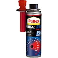 Pattex Nural- Limpiador de Inyectores Diesel- mejora la combustión y la aceleración- Incoloro